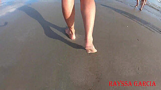 Enjoying the beach at the expense of my slave - Rayssa Garcia