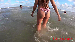 Enjoying the beach at the expense of my slave - Rayssa Garcia