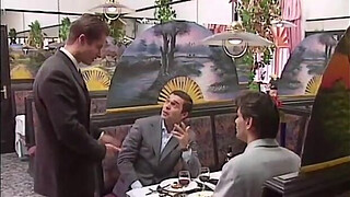 Rita Cardinale, Gangbang and Bukkake in the Restaurant
