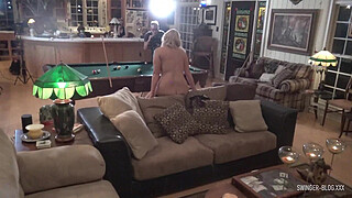 Hot amateur lesbian MILFs licking and fingering wet cunts