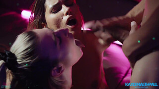 Real swingers couple having a sex party