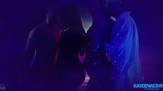 Real swingers couple having a sex party
