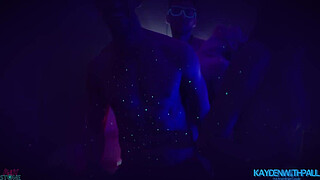 Real swingers couple having a sex party