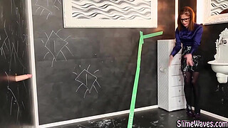 Euro bukkake chick plays