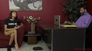 The Boss's Daughter Turns Him Into Her Slave - Sami Parker - Femdom
