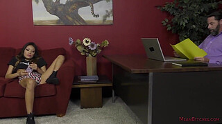 The Boss's Daughter Turns Him Into Her Slave - Sami Parker - Femdom