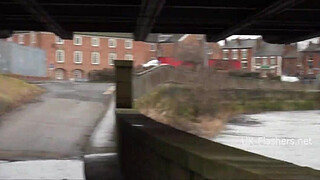 BBW amateur Emmas public masterbation and outdoor flashing of fat gal in homemad