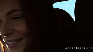 Orgy in a van with teen hitchhikers in public