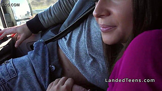 Orgy in a van with teen hitchhikers in public