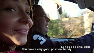 Orgy in a van with teen hitchhikers in public
