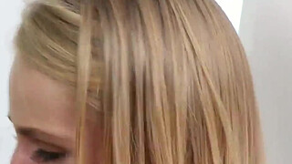 Erika Divines shaved pussy fuck so hard by Peter