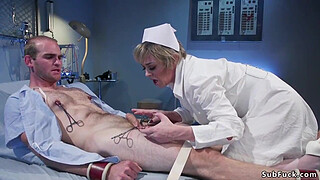 Huge tits Milf nurse anal fucks man
