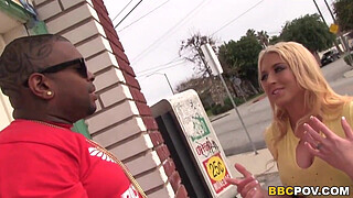 Leya Falcon Squirts On Black Cock