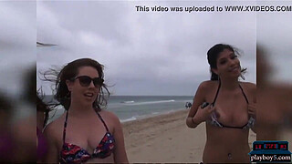 Amateur beach chicks picked up and fucked in a hotel