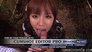 Fresh Japanese Teen Sucking Cock POV