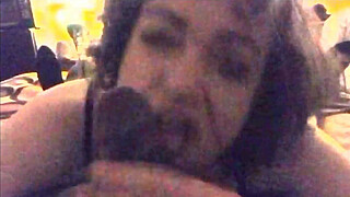 amateur interracial blowjob