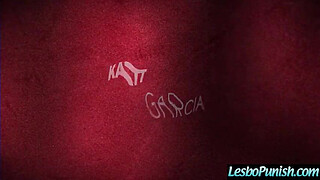 Lez Sexy Girls (Katt Garcia & Maserati) Get Punished Each Other With Sex Toys vid-24