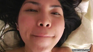 Small titty red lingerie bitch gets thoroughly fucked
