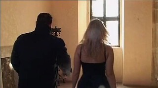 Grieving widow conforts herself with a big cock