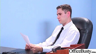(Abby Lee Brazil & Valentina Nappi) Girl With Round Big Tits In Hard Style Sex In Office clip-01