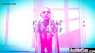 (Kenzie Taylor) Superb Oiled Girl With Round Big Ass Get Analy Nailed clip-17
