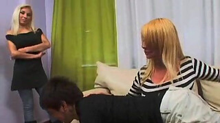 Boy Spanked by Busty Milf