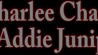 Charlee Chase Strokes and Gets Jizz on Her Big Tits