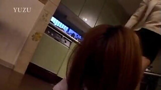 Michiru Tamaki is fucked next to gal and shares boner with her