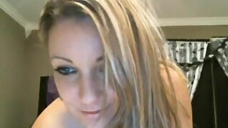 Cute bbw with big tits on webcam