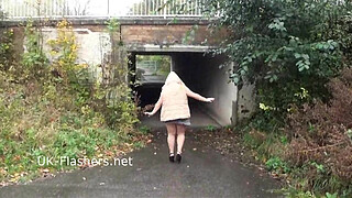 Crazy amateur flashers public masturbation and solo exhibitionist milf pleasurin