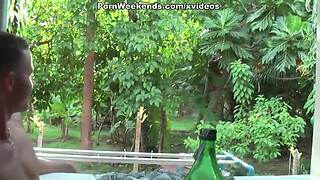 Babe fucked after blowjob