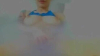 Bigtits Emo Viorotica dildoing in the bathroom