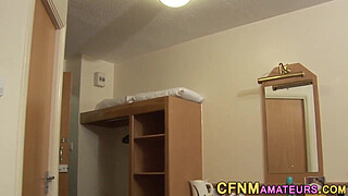 Stockings cfnm milf tugs