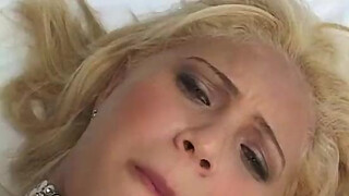 Busty blonde chick gets her ass boned