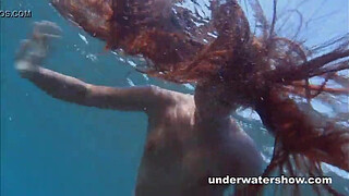 Sea makes her inner mermaid come outside