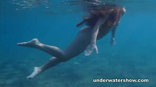 Sea makes her inner mermaid come outside