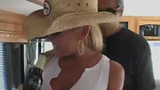 busty blonde babes first bangvan orgy