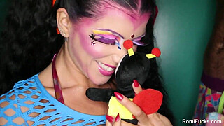 Romi Rain's Makeup Blowjob