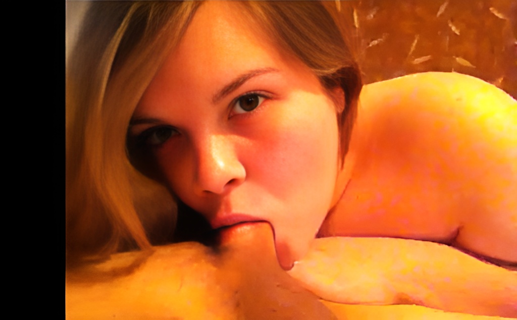 Hot deep throating with cum