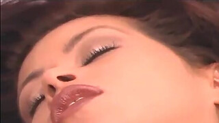 Hot fingering her pussy in sheer pantyhose