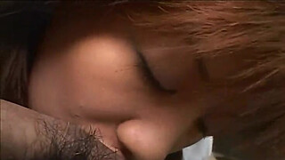 Teen at work plays with a co-workers dick before getting ready for her shift