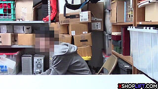 Busty security woman wants to feel a big cock insade her