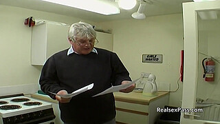 Amateur British teens behind the scenes audition