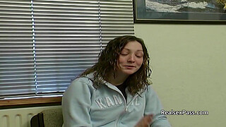 Amateur British teens behind the scenes audition