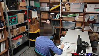 Big ass teen stepdaughter thief caught stealing stuff