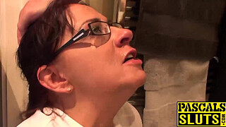 Horny amateur MILF with big ass enjoys hard pussy banging