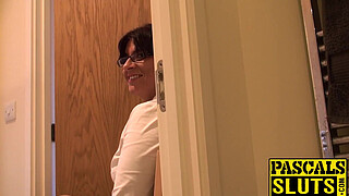 Horny amateur MILF with big ass enjoys hard pussy banging