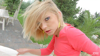 Hardcore gonzo creampie for Karina Grand at All internal