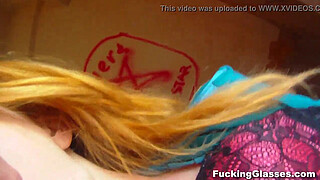 Fucking Glasses - Fucking a clueless redhead Renata teen porn