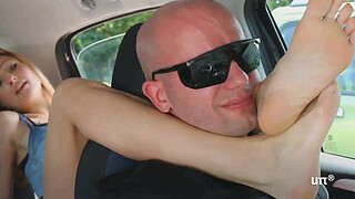 Brat Car - Italian Girl Foot FETISH